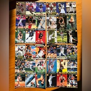 VINTAGE SPORTS ILLUSTRATED 1998 Series 4 Uncut Card Sheets - 4 Complete Sheets